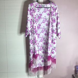 Kimono with Floral print